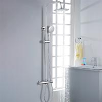 YS34131C Duş kolonu, termostatik musluklu yağmur duş kolonu, yüksekliği ayarlanabilir;