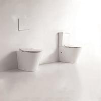 YS22268P 2 parçalı Çerçevesiz seramik tuvalet, P-tuzaklı sifonlu tuvalet;