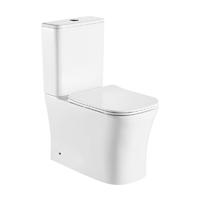YS22291P2 2 parçalı Çerçevesiz seramik tuvalet, P-tuzaklı sifonlu tuvalet;