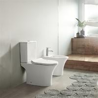 YS22294P 2 parçalı Çerçevesiz seramik tuvalet, P-tuzaklı sifonlu tuvalet;