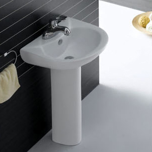 YS26208 Seramik ayaklı lavabo;