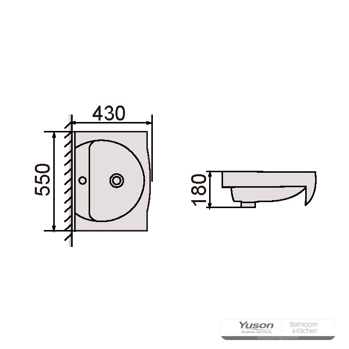 YS27201-55 Seramik dolaplı lavabo, makyaj lavabosu, lavabo;