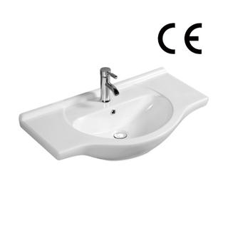 YS27201-85 Seramik dolaplı lavabo, makyaj lavabosu, klozet lavabosu;