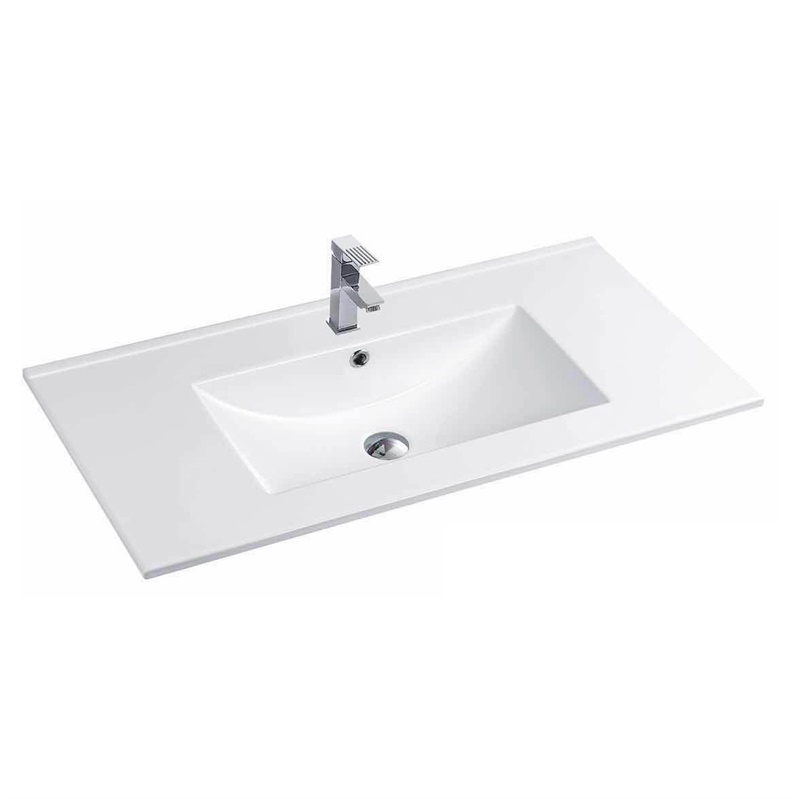 YS27286W-90 mat beyaz sırlı seramik dolaplı lavabo, lavabo, lavabo;