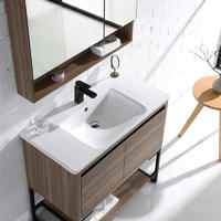 YS27307-100 Seramik dolaplı lavabo, makyaj lavabosu, lavabo;