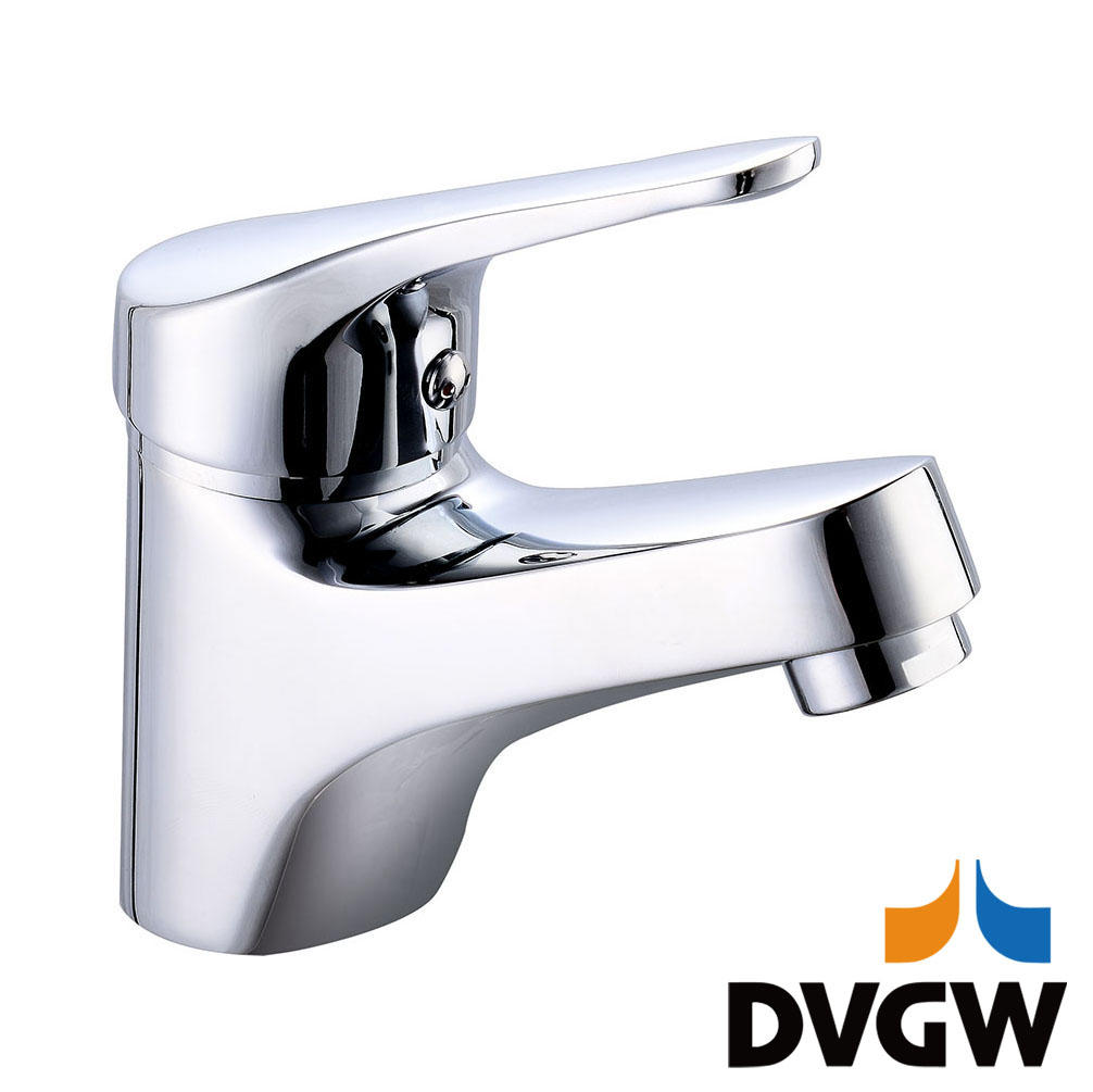 4135-30 DVGW sertifikalı, pirinç musluk tek kollu sıcak/soğuk su tezgah üstü lavabo bataryası