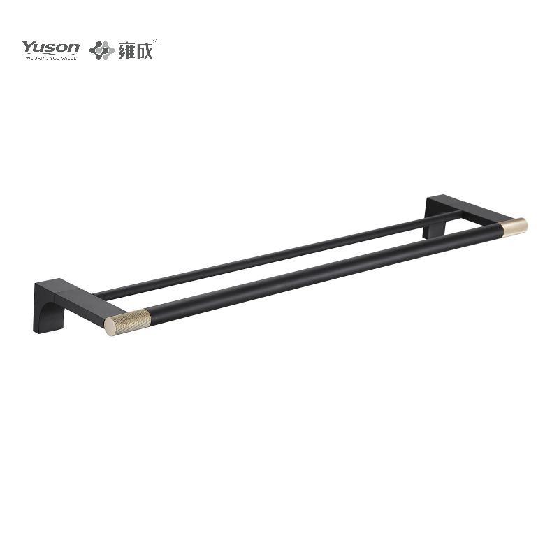 12424D Sleek Banyo aksesuarları, 2 Kutuplu Havluluk, 24”, Havluluk, Çinko/Pirinç/SUS Havluluk, duvara monte(Seri 12400)
