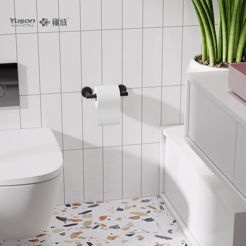 19286P Şık Banyo aksesuarları, Tuvalet kağıdı tutucusu, Çinko/Pirinç/SUS Tuvalet kağıdı rulosu tutucusu, duvara monte(Seri 19200)