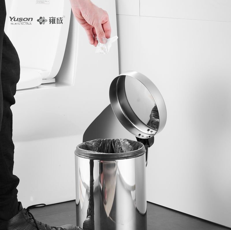 20901 Şık Banyo Aksesuarları, ÇÖP KOVASI, SUS 201/304 çöp kutusu