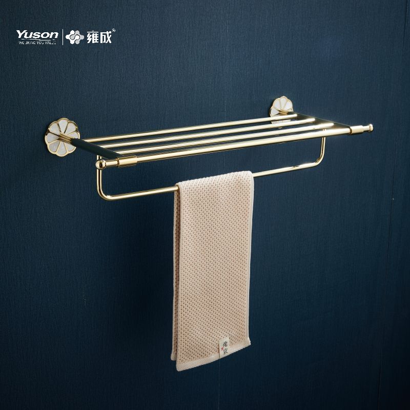 21062 Şık Banyo aksesuarları, Havlu rafları, Havlu askısı, Çinko/Pirinç/SUS Havluluk, duvara monte(Seri 21000)