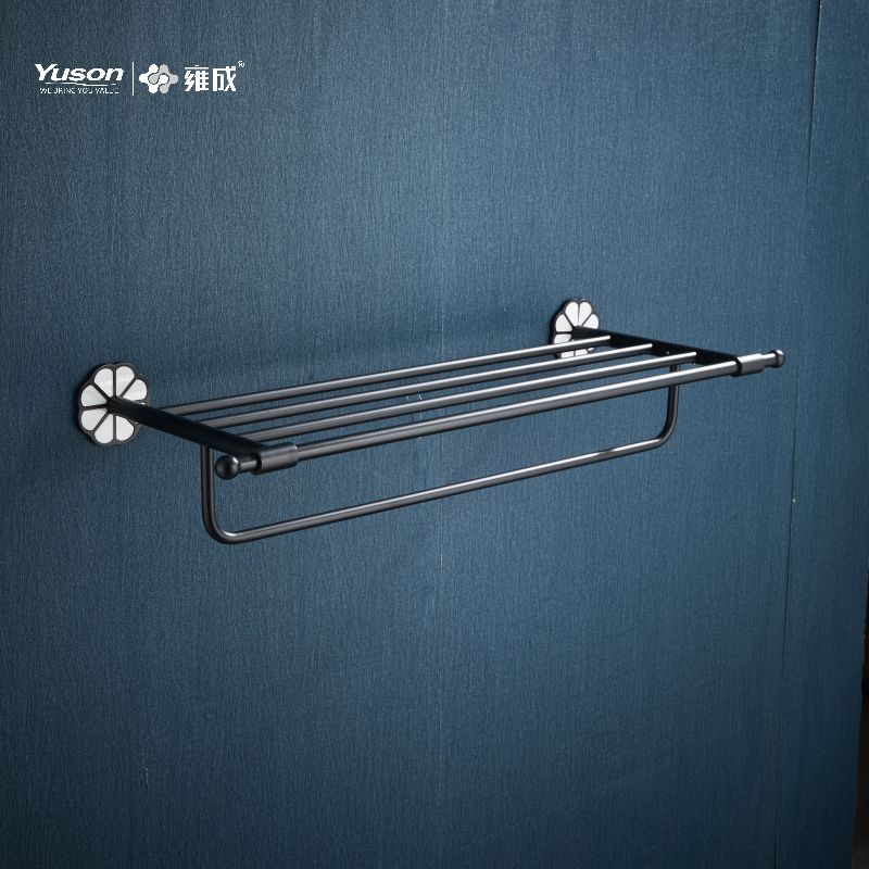 21062 Şık Banyo aksesuarları, Havlu rafları, Havlu askısı, Çinko/Pirinç/SUS Havluluk, duvara monte(Seri 21000)